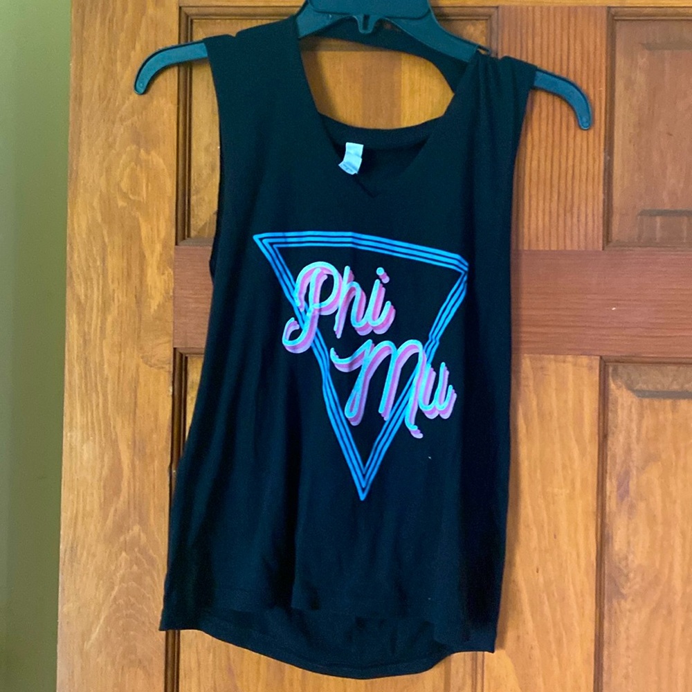 Phi Mu sorority tank top